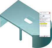 Mesh della superficie del modello